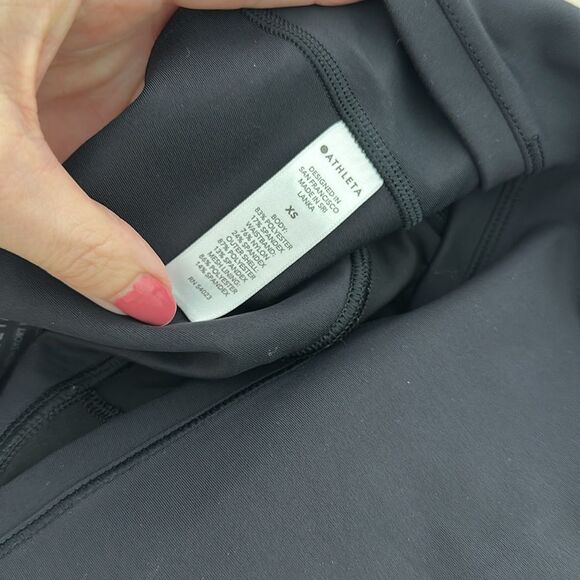 Athleta black A Game Mesh Skort 13.5 XS tennis golf pickleball skirt - Picture 4 of 7